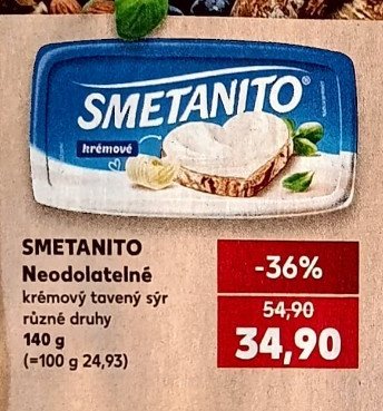 SMETANITO krémový tavený sýr