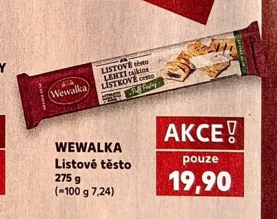 WEWALKA Listové těsto