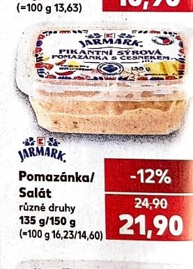 JARMARK Pomazánka/Salát 135 g/150 g
