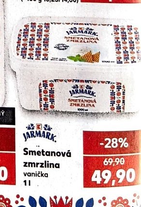 JARMARK Smetanová zmrzlina 1 l