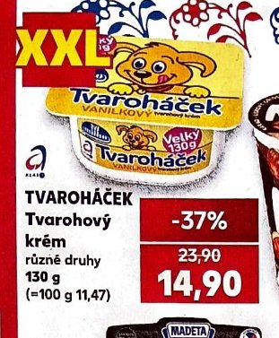 Tvaroháček Tvarohový krém 130 g