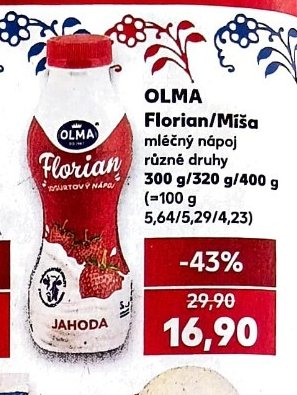 OLMA Florian/Miša mléčný nápoj 300 g/320 g