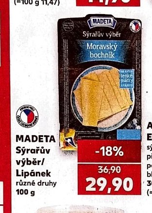 MADETA Sýrařův výběr/Lipánek 100 g
