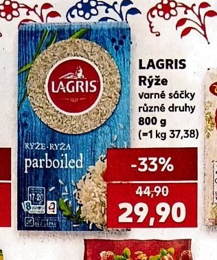 LAGRIS Rýže varné sáčky