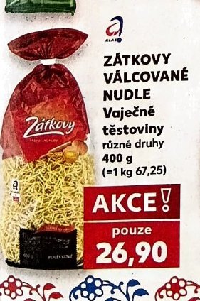 ZÁTKOVY VÁLCOVANÉ NUDLE
