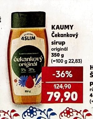 KAUMY Čekankový sirup