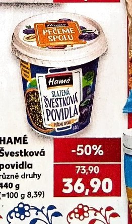 HAMÉ Švestková povidla