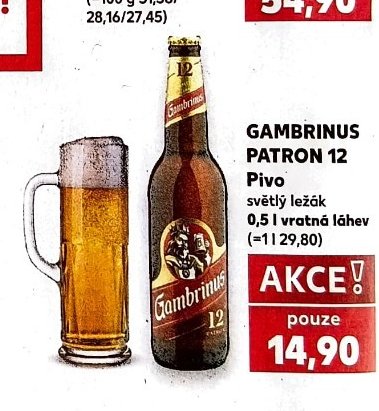 GAMBRINUS PATRON 12 Pivo