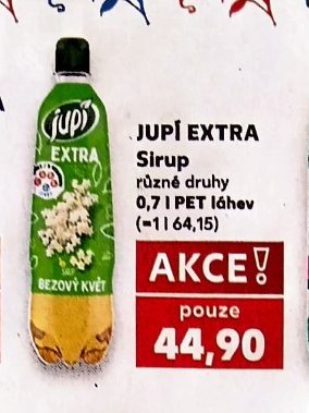 JUPI EXTRA Sirup