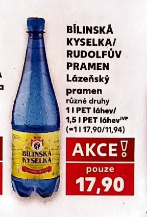 BÍLINSKÁ KYSELKA/RUDOLFŮV PRAMEN