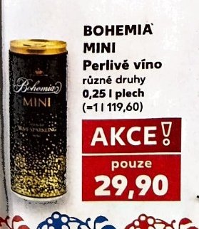 BOHEMIA MINI Perlivé víno