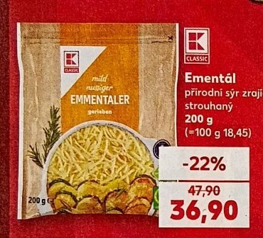 Classic Ementál strouhaný