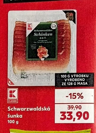 Classic Schwarzwaldská šunka
