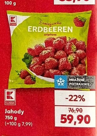 Classic Jahody mražené