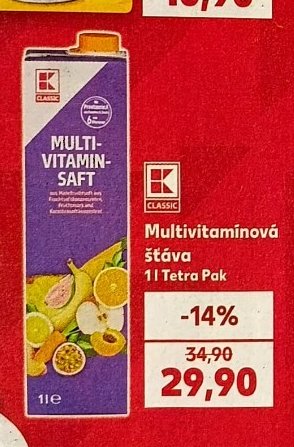 Multivitaminová šťáva