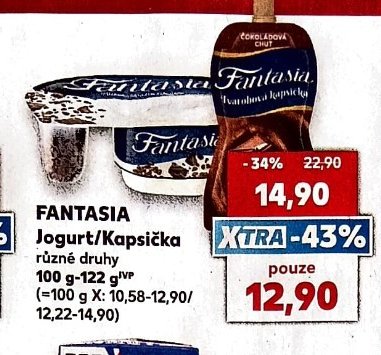 FANTASIA Jogurt/Kapsička