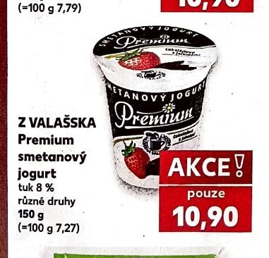 Z VALAŠSKA Premium smetanový jogurt