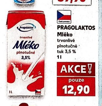PRAGOLAKTOS Mléko trvanlivé