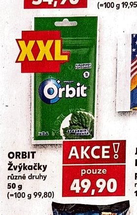 ORBIT Žvýkačky