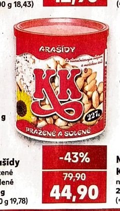 KK Arašídy pražené a solené