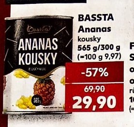 BASSTA Ananas kousky