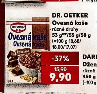DR. OETKER Ovesná kaše