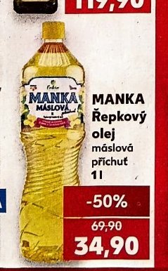 MANKA Řepkový olej