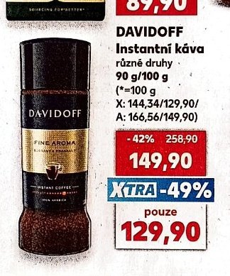 Davidoff Instantní káva