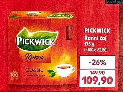 Pickwick Ranní čaj