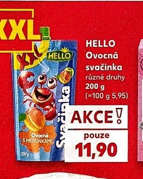 Hello Ovocná svačinka