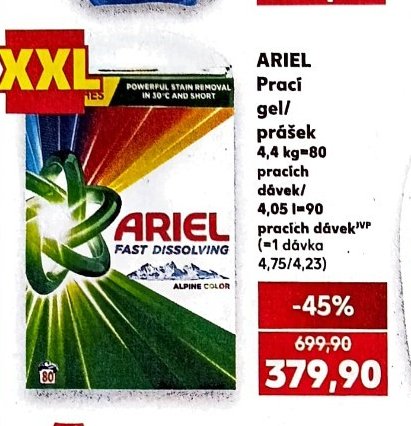 ARIEL Prací gel/prášek