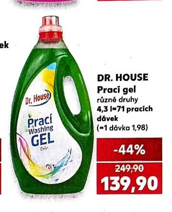 DR. HOUSE Prací gel