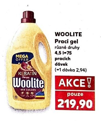 WOOLITE Prací gel