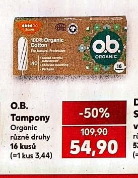 O.B. Tampony 16 kusů