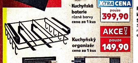 Kuchyňský organizér