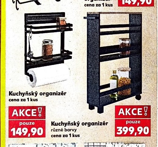 Kuchyňský organizér