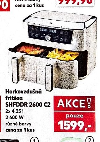 Horkovzdušná fritéza SHFDDR 2600 C2