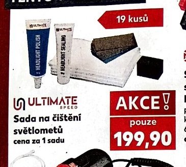 Sada na čištění světlometů