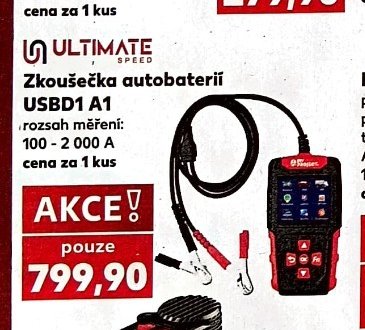 Zkoušečka autobaterií USBD1 A1