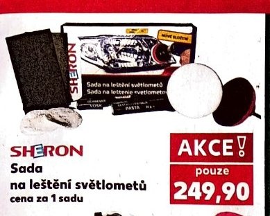 Sada na leštění světlometů Sheron