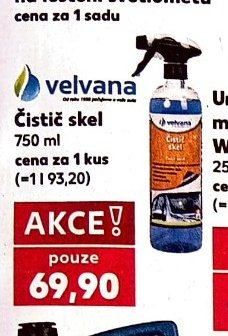 Čistič skel Velvana 750 ml