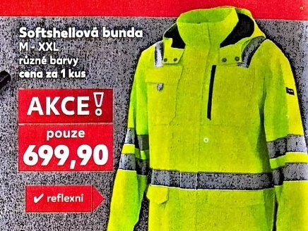 Softshellová bunda