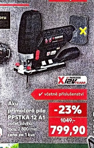 Aku přímočará pila PPSTKA 12 A1