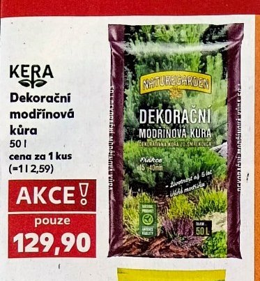 Dekorační modřínová kůra 50 l