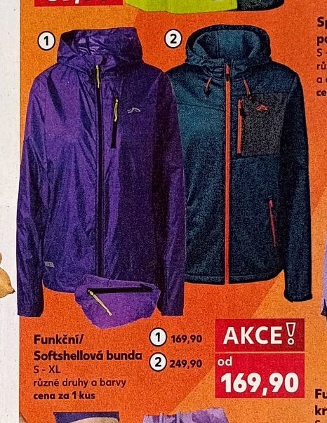 Funkční softshellová bunda