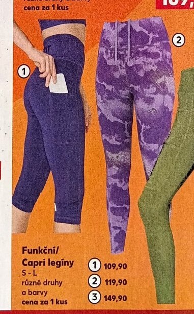 Funkční Capri legíny