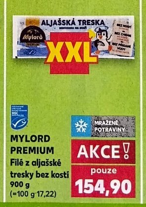 MYLORD PREMIUM Filé z aljašské tresky bez kosti