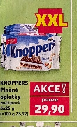KNOPPERS Plněné oplatky