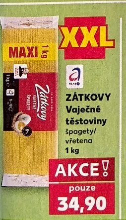 ZÁTKOVY Vaječné těstoviny