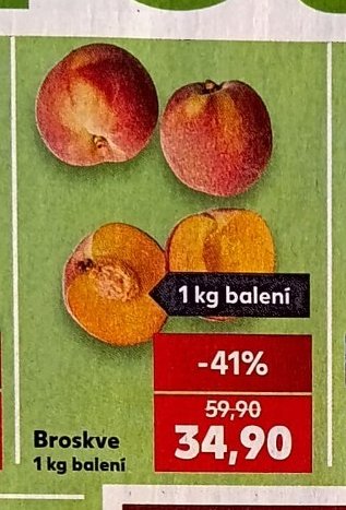 Broskve 1 kg balení